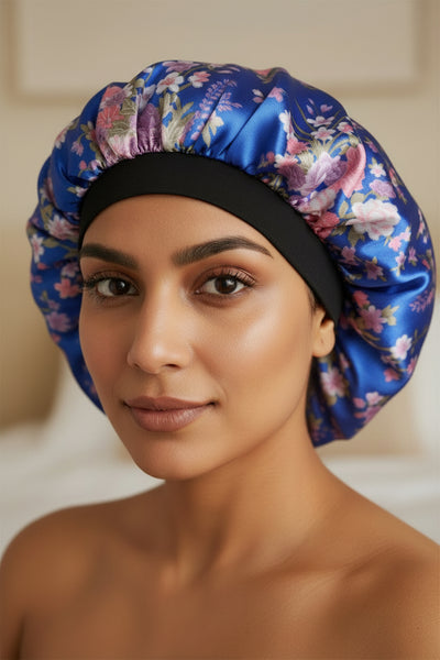 Bonnet de nuit en satin