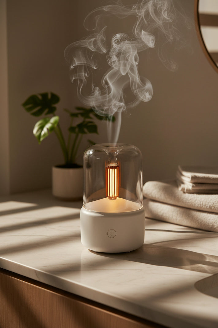Diffuseur d'huiles essentielles lumineux